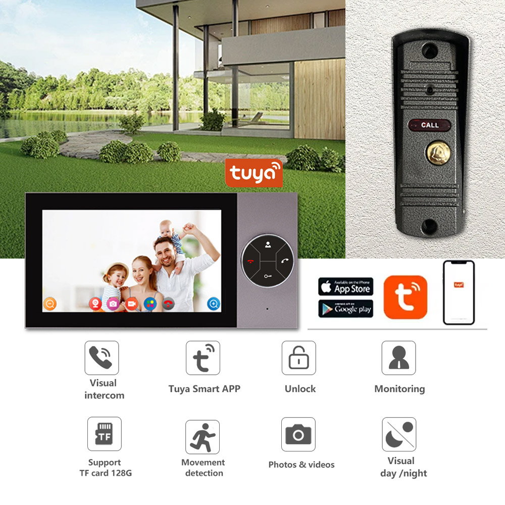Wifi Doorbell Camera - Videoportero IP con Pantalla IPS de