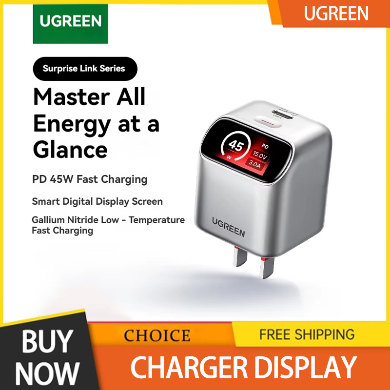 Smart Home Xiaomi - Cargador Rápido Ugreen X740 45w Gan