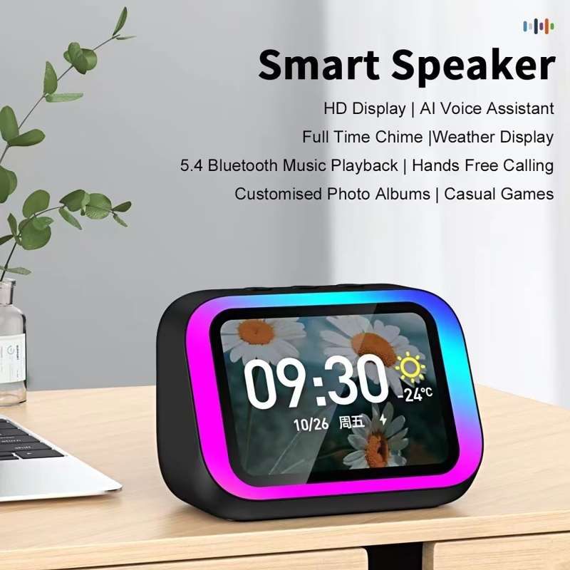 Smart Home Display - Altavoz Bluetooth con Asistente de Voz