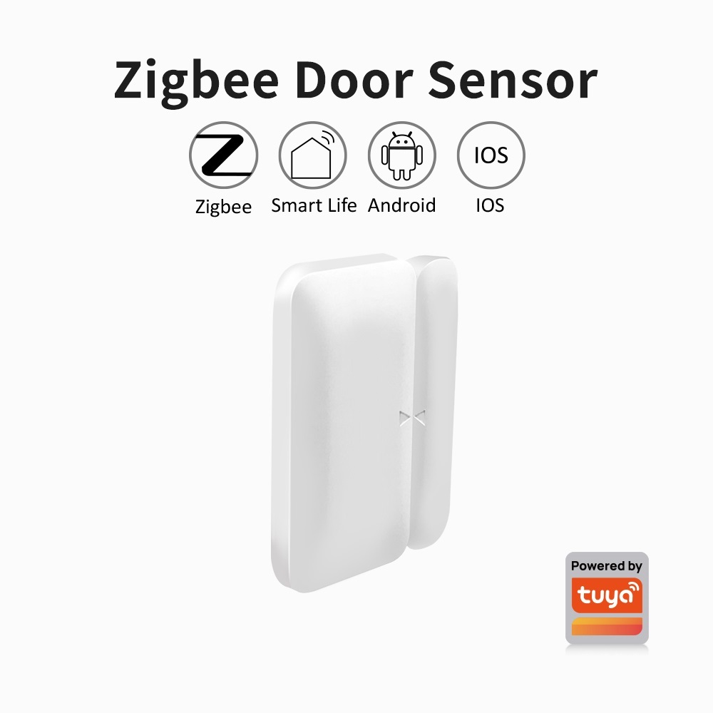 Smart Home Automation System - Sensor Inalámbrico Zigbee Tuya para Puertas