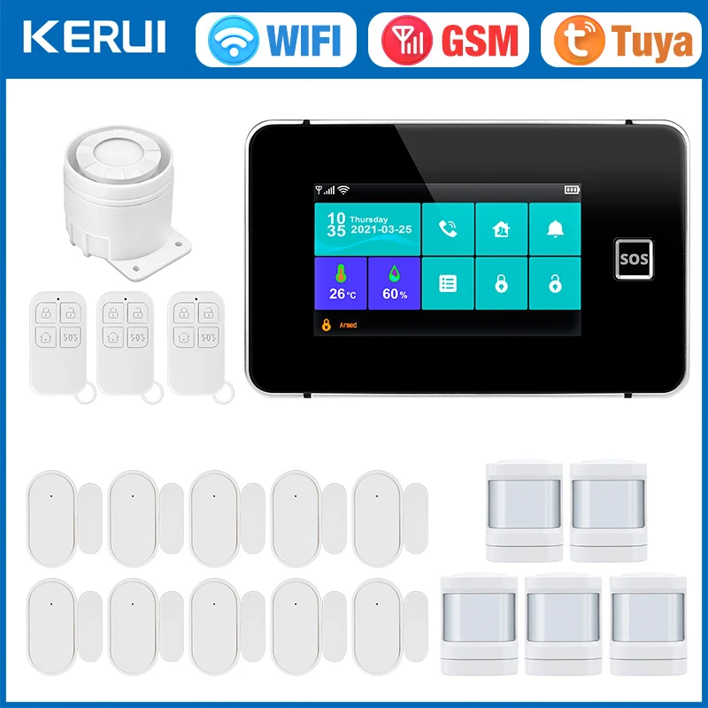 Smart Home Dashboard - KERUI-sistema de alarma G60B WIFI GSM,