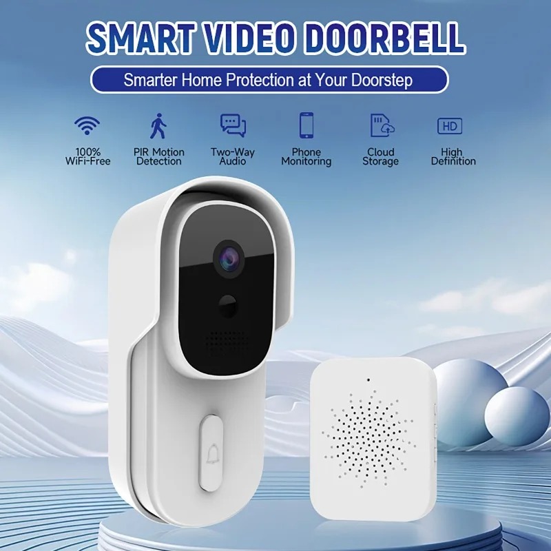 Wifi Doorbell Camera - Videoportero con Audio WiFi y Vista