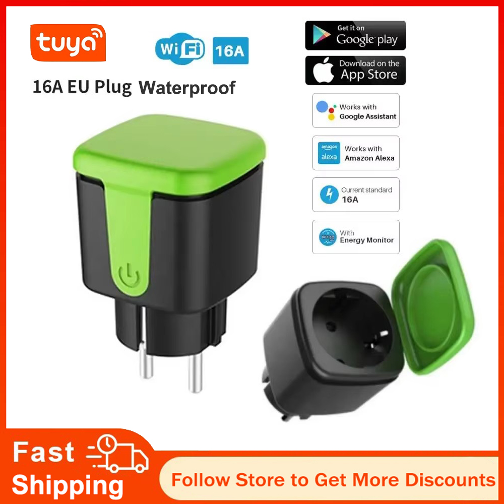 Smart Home Tuya - Enchufe Inteligente WiFi Tuya EU 16A,