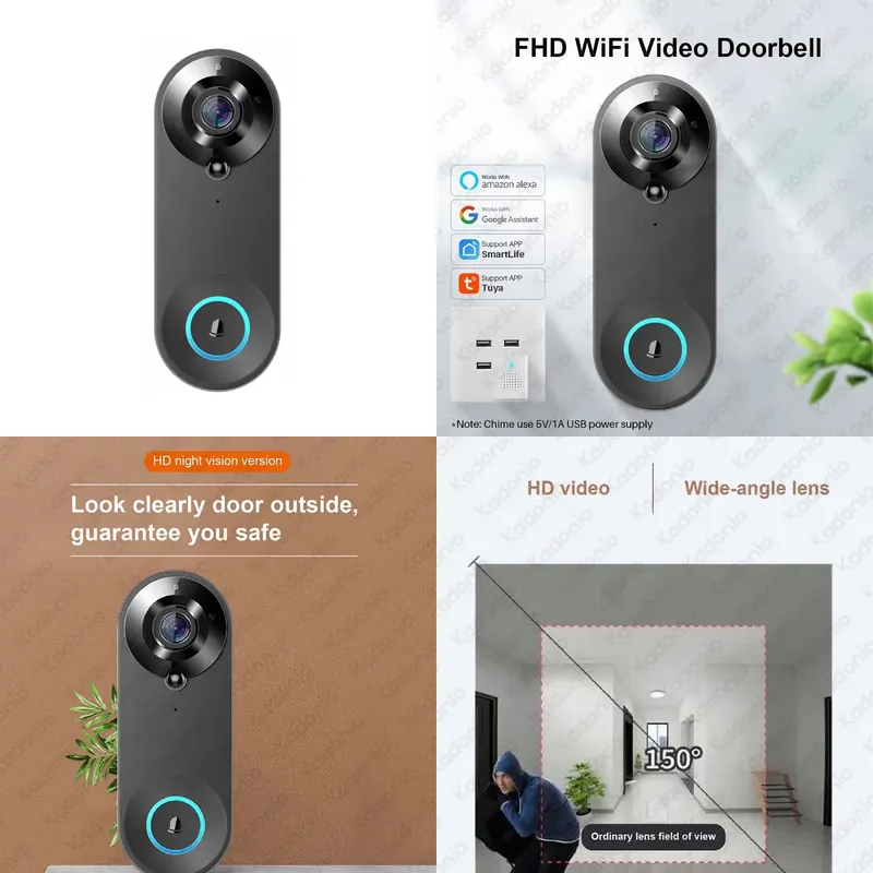 Wifi Doorbell Camera - Timbre de Puerta con Video WiFi