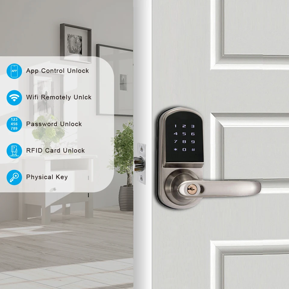 Airbnb Smart Home - Cerradura Inteligente de Aleación de Zinc