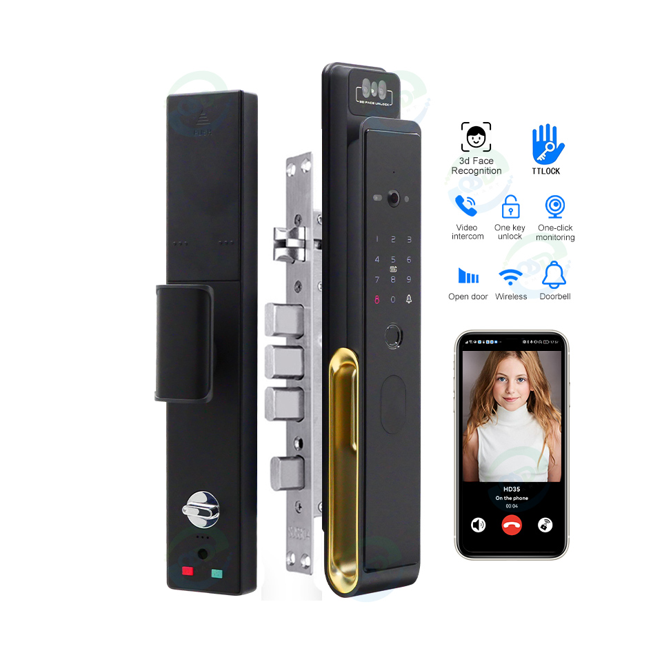 Wifi Doorbell Camera - Cerradura de puerta con videoportero WiFi,
