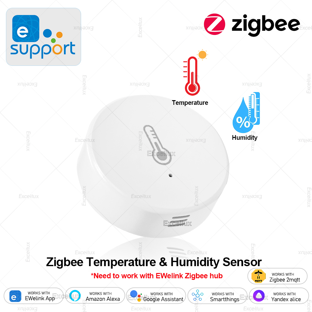 Smart Home Automation System - EWelink-Sensor inteligente Zigbee de temperatura y