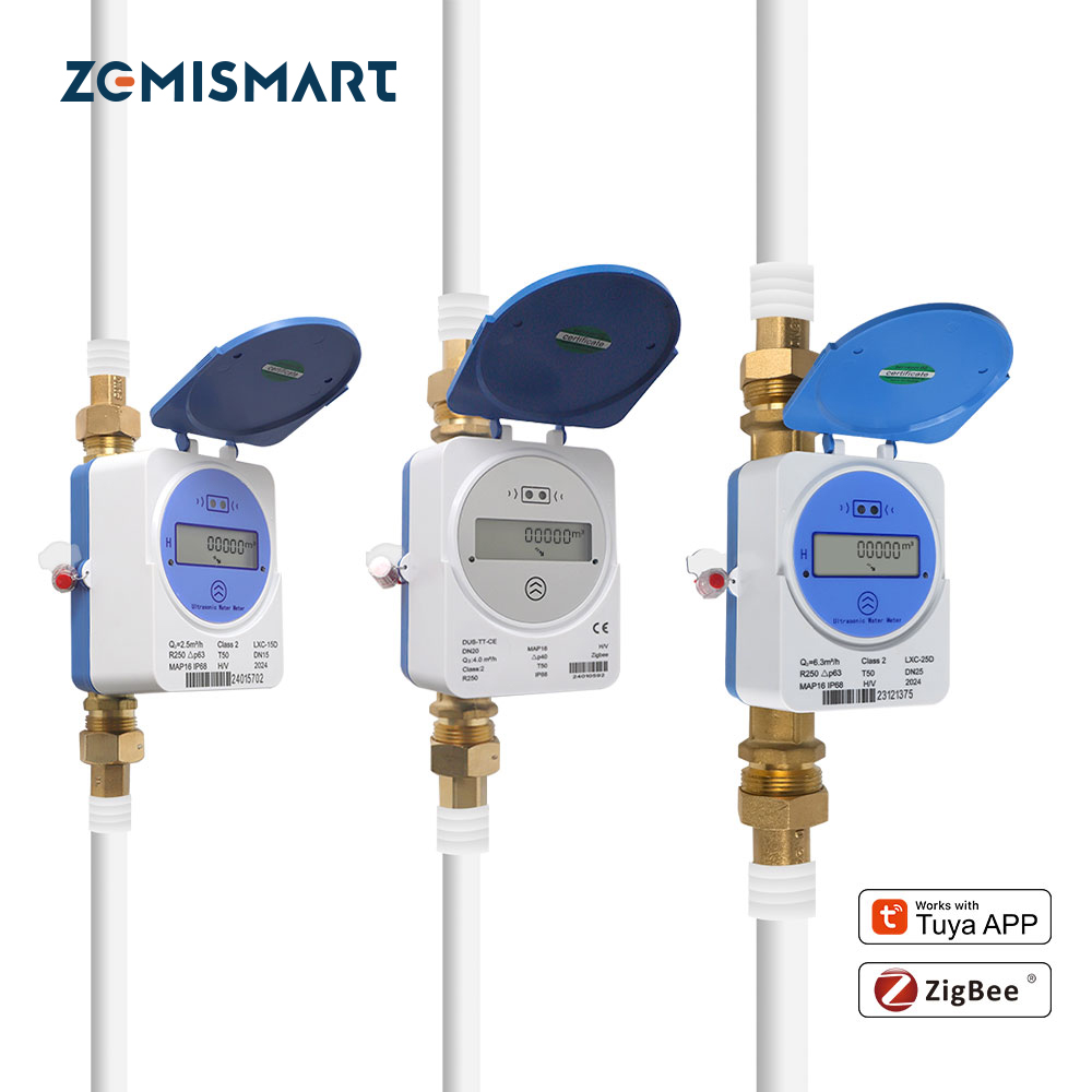 Smart Home Display - Medidor de Agua Ultrasónico Inteligente Zigbee