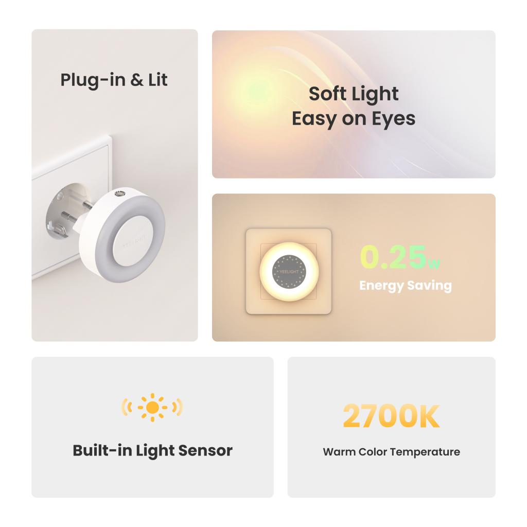 Yeelight-Sensor de luz enchufa - Smart Home Xiaomi reseña y precio