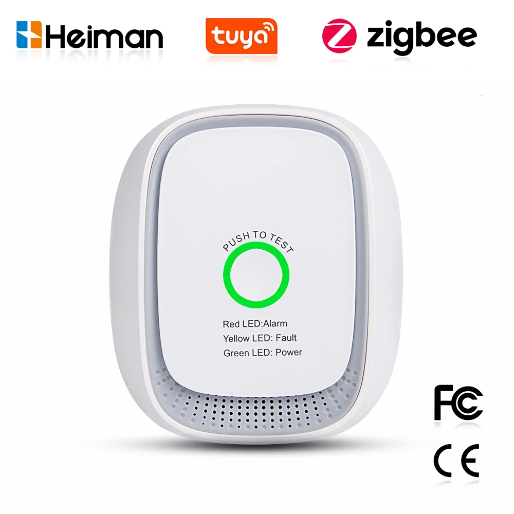 Sensor de Gas Combustible Zigb - Smart Home Tuya reseña y precio