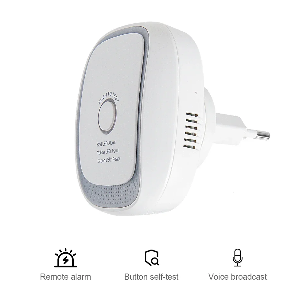 Sensor de Gas Combustible Zigb - Smart Home Tuya reseña y precio