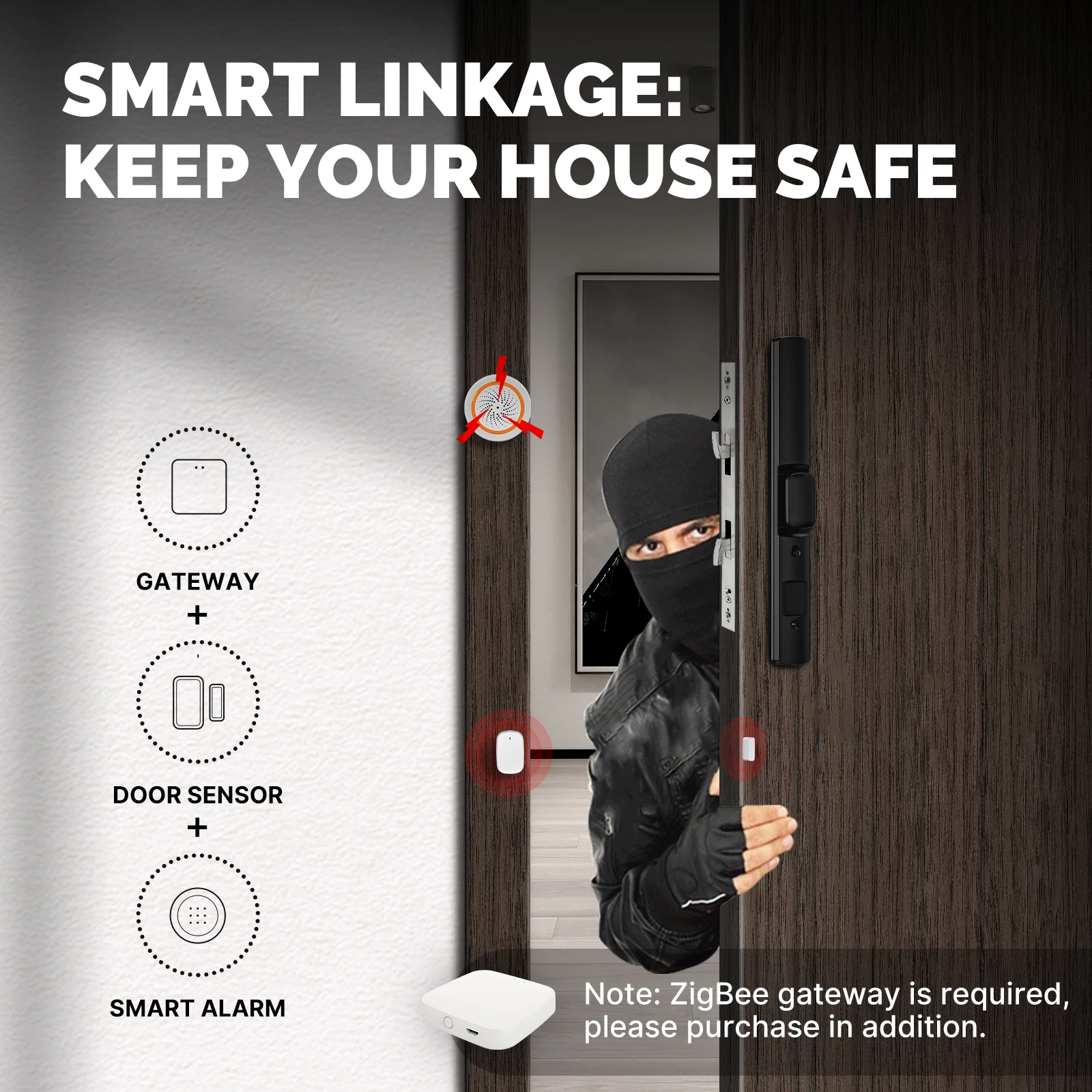 MOES Tuya Smart ZigBee-Sensor  - Smart Home Automation System reseña y precio