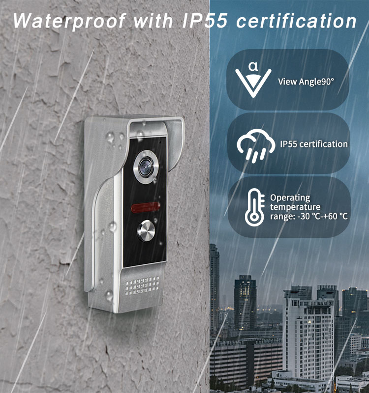 Videoportero con Pantalla HD d - Wifi Doorbell Camera reseña y precio