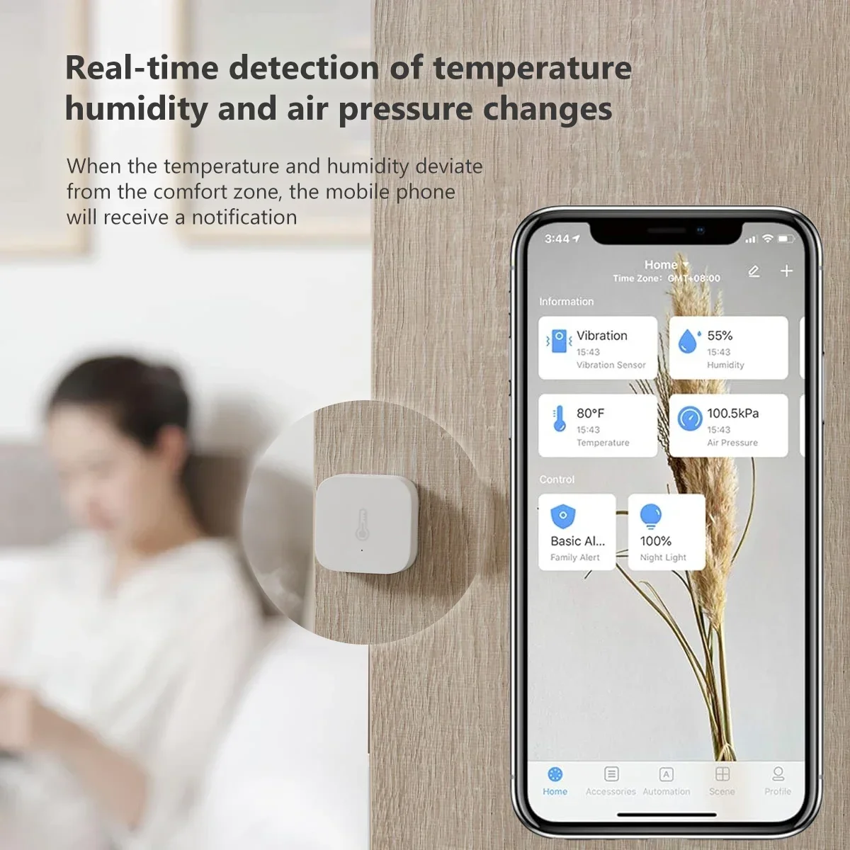Sensor de Temperatura Aqara Zi - Smart Home Dashboard reseña y precio