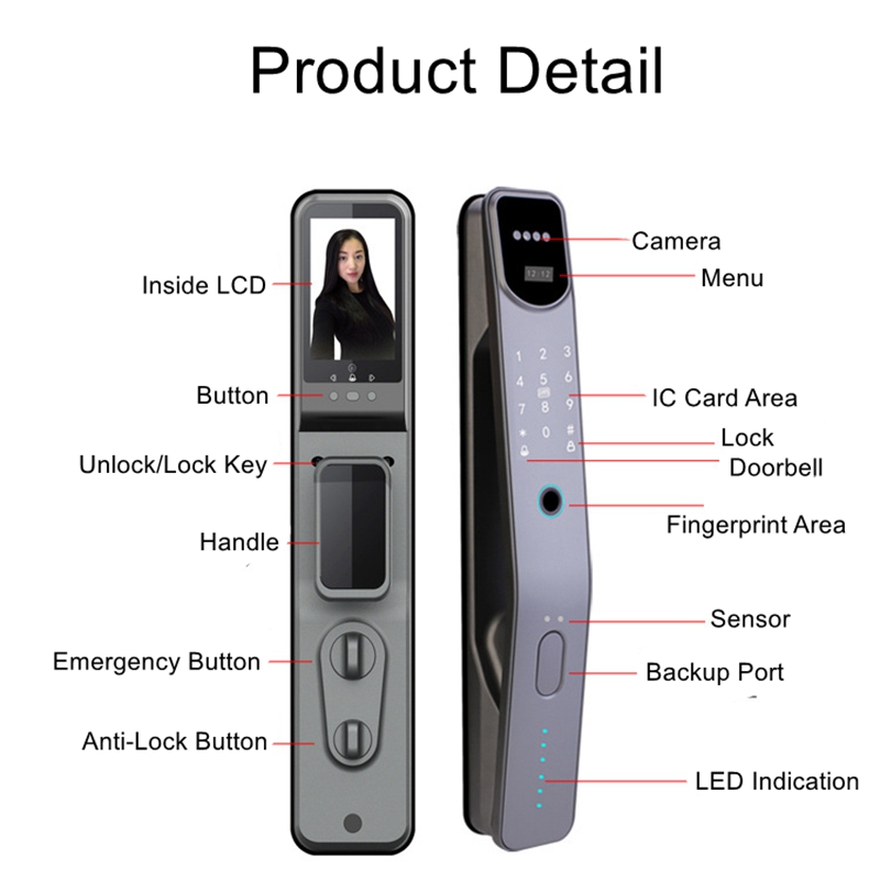 Tuya-cerradura electrónica int - Wifi Doorbell Camera reseña y precio