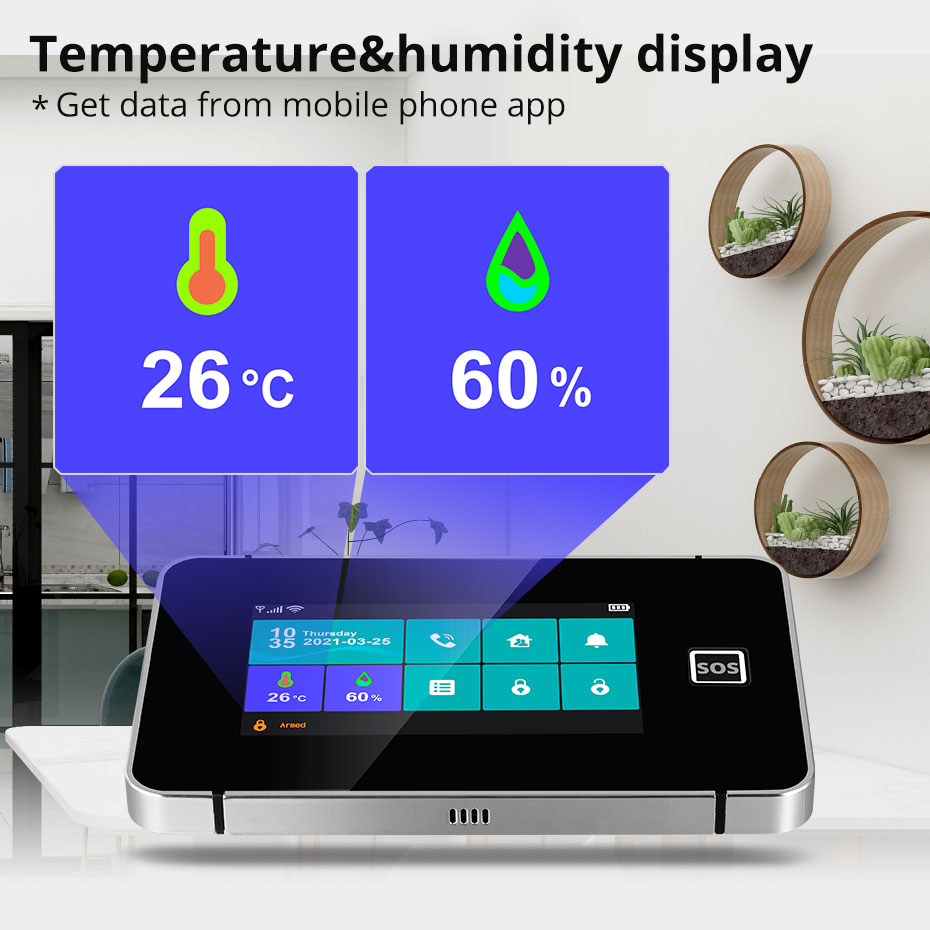 KERUI-sistema de alarma G60B W - Smart Home Dashboard reseña y precio