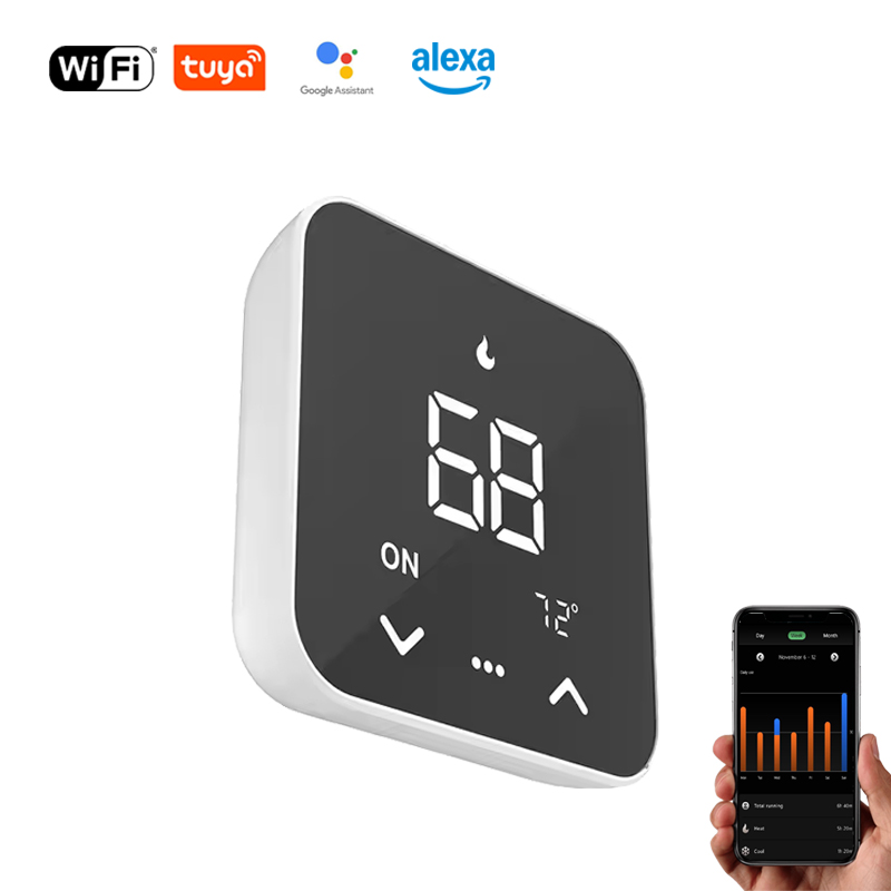 Nuevo Termostato Inteligente W - Smart Home Tuya reseña y precio