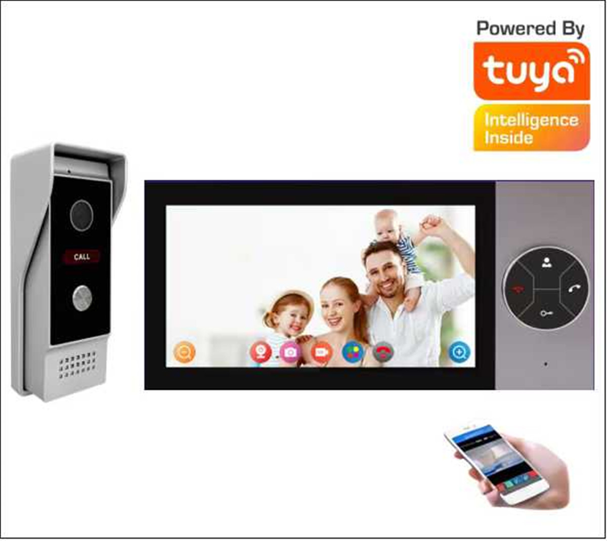 Videoportero con Pantalla IPS  - Wifi Doorbell Camera reseña y precio