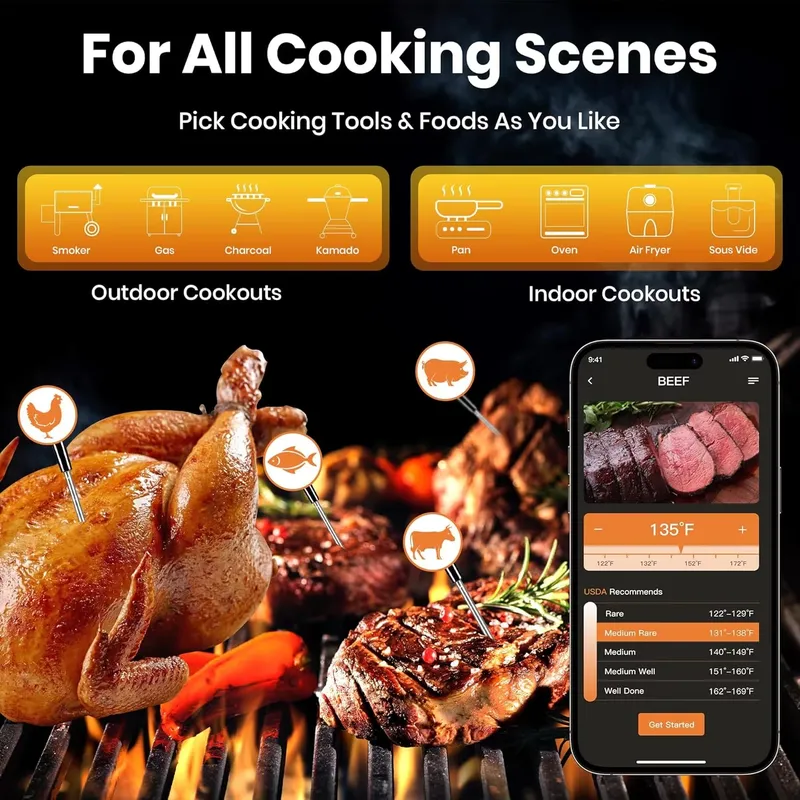 【CHIMU HOME】Termómetro intelig - Smart Home Oven reseña y precio