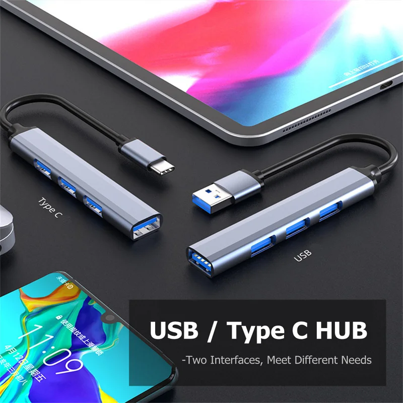 4 puertos USB-C Hub 3.0/3.1-di - Smart Home Xiaomi reseña y precio