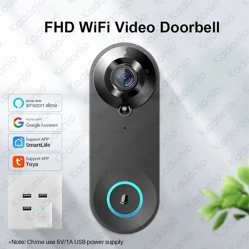 Timbre de Puerta con Video WiF - Wifi Doorbell Camera reseña y precio
