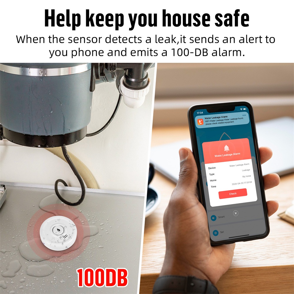 Fuers-Detector de fugas de agu - Smart Home Automation System reseña y precio