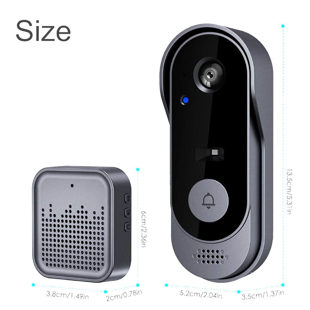 Videoportero WiFi con aplicaci - Wifi Doorbell Camera reseña y precio