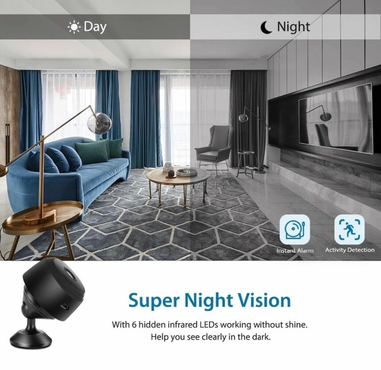 HD 1080P Mini cámara inteligen - Smart Home Kamera reseña y precio