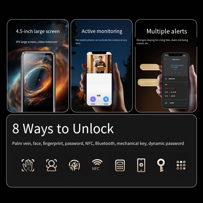Cerradura electrónica Digital  - Wifi Doorbell Camera reseña y precio