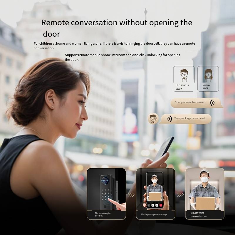 Cerradura electrónica Digital  - Wifi Doorbell Camera reseña y precio