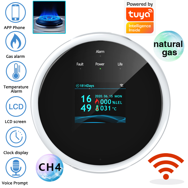 Sensor de alarma de gas WiFi 2 - Smart Home Automation System reseña y precio