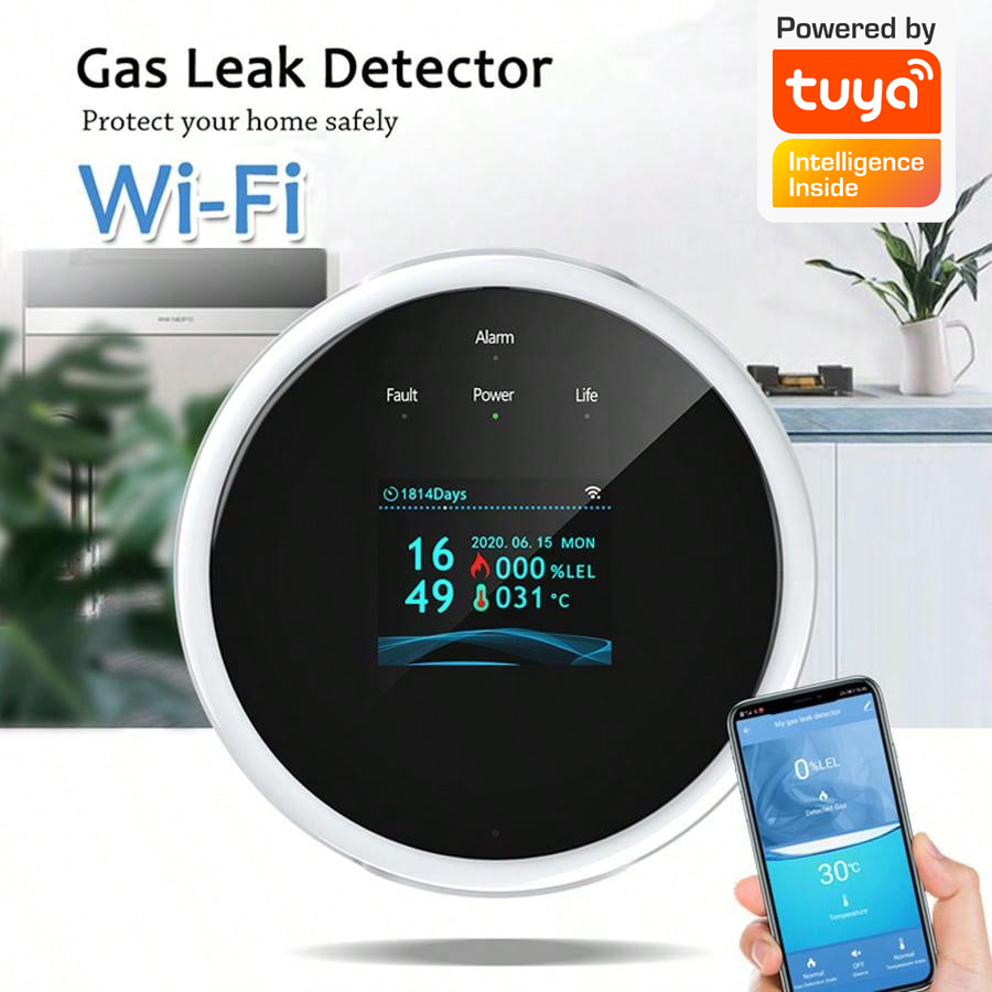 Sensor de alarma de gas WiFi 2 - Smart Home Automation System reseña y precio