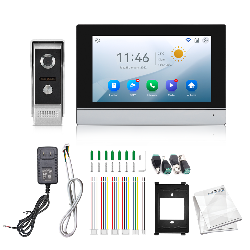 Pantalla IPS de 7 pulgadas, 2M - Wifi Doorbell Camera reseña y precio