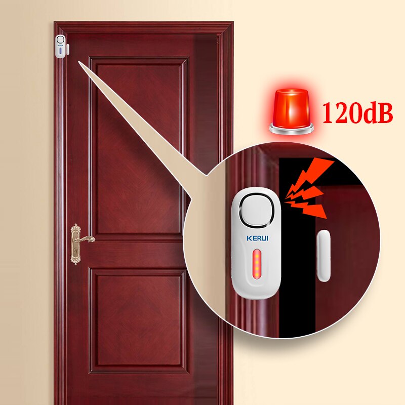 KERUI 120DB inalámbrico puerta - Smart Home Automation System reseña y precio