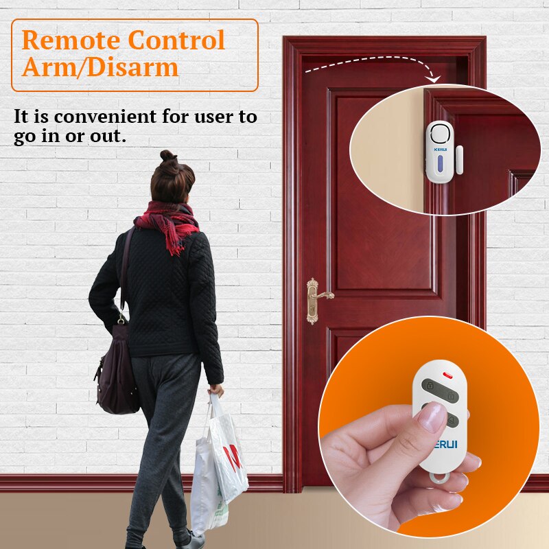 KERUI 120DB inalámbrico puerta - Smart Home Automation System reseña y precio