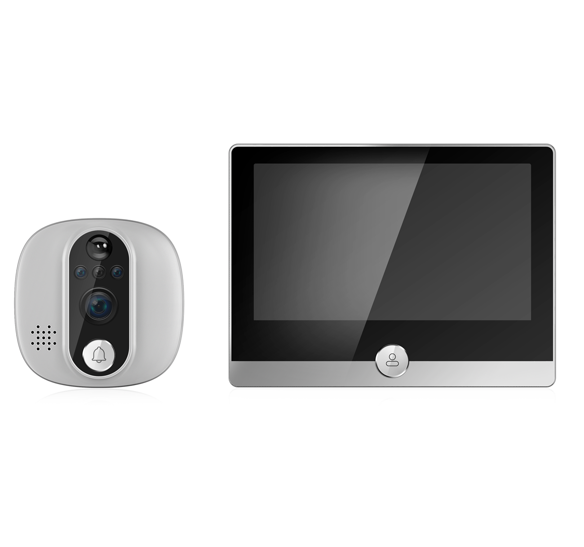 Pantalla IPS de 4,3 pulgadas,  - Wifi Doorbell Camera reseña y precio