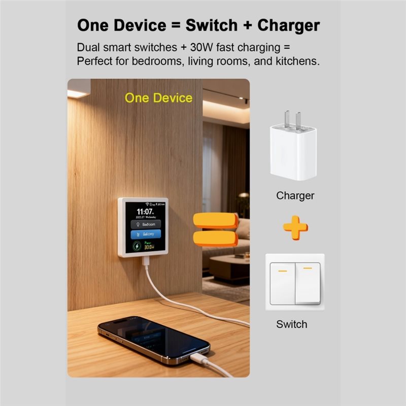 Interruptor Inteligente T21C Z - Smart Home Tuya reseña y precio